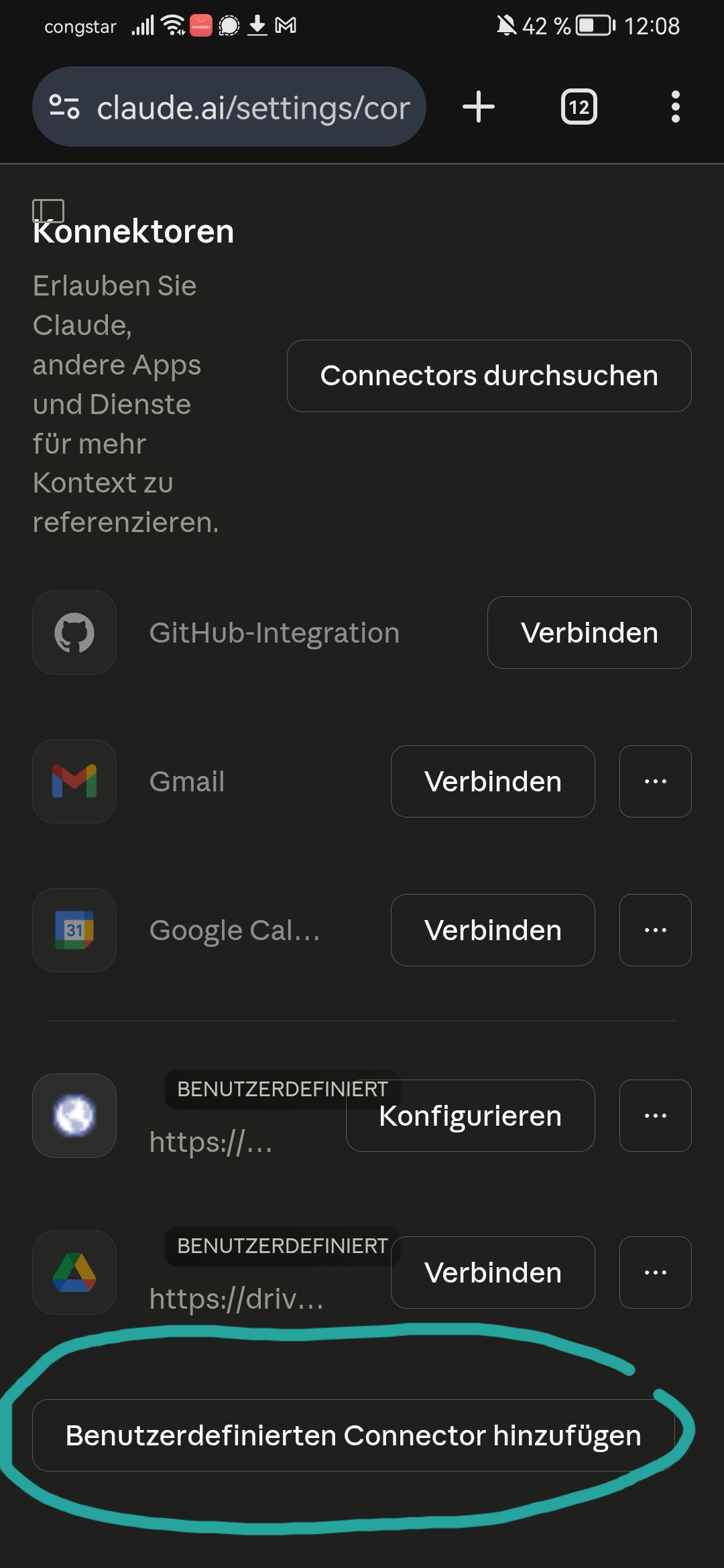 Add connector